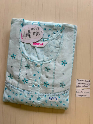 BS333 Shandar Spun nighty