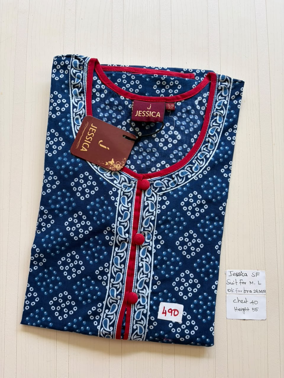 AJS 202 Jessica Slimfit VV AL JC Nighty 550