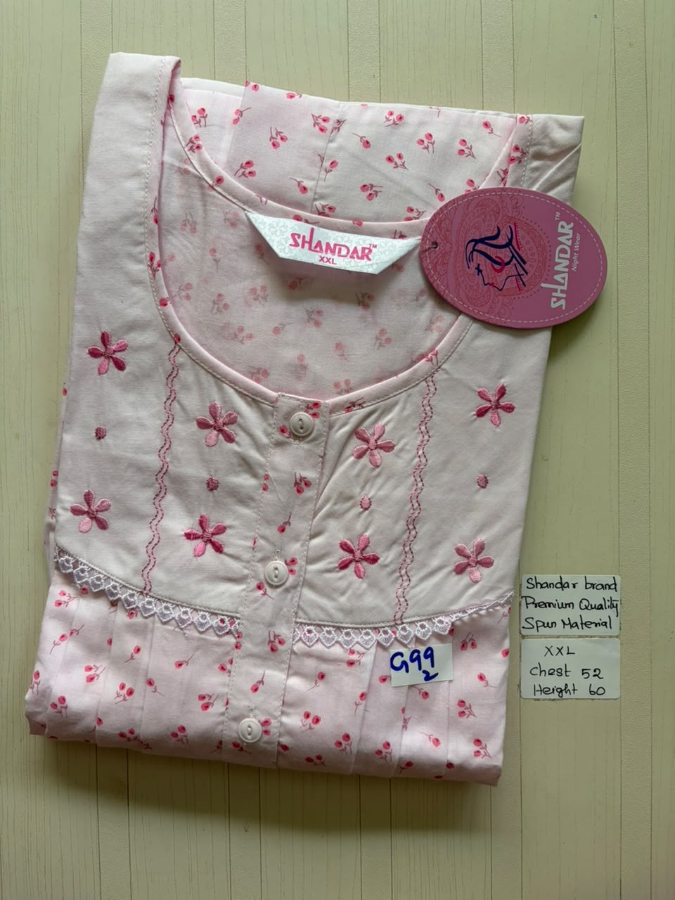 DSS217 Height Shandar Spun Nighty