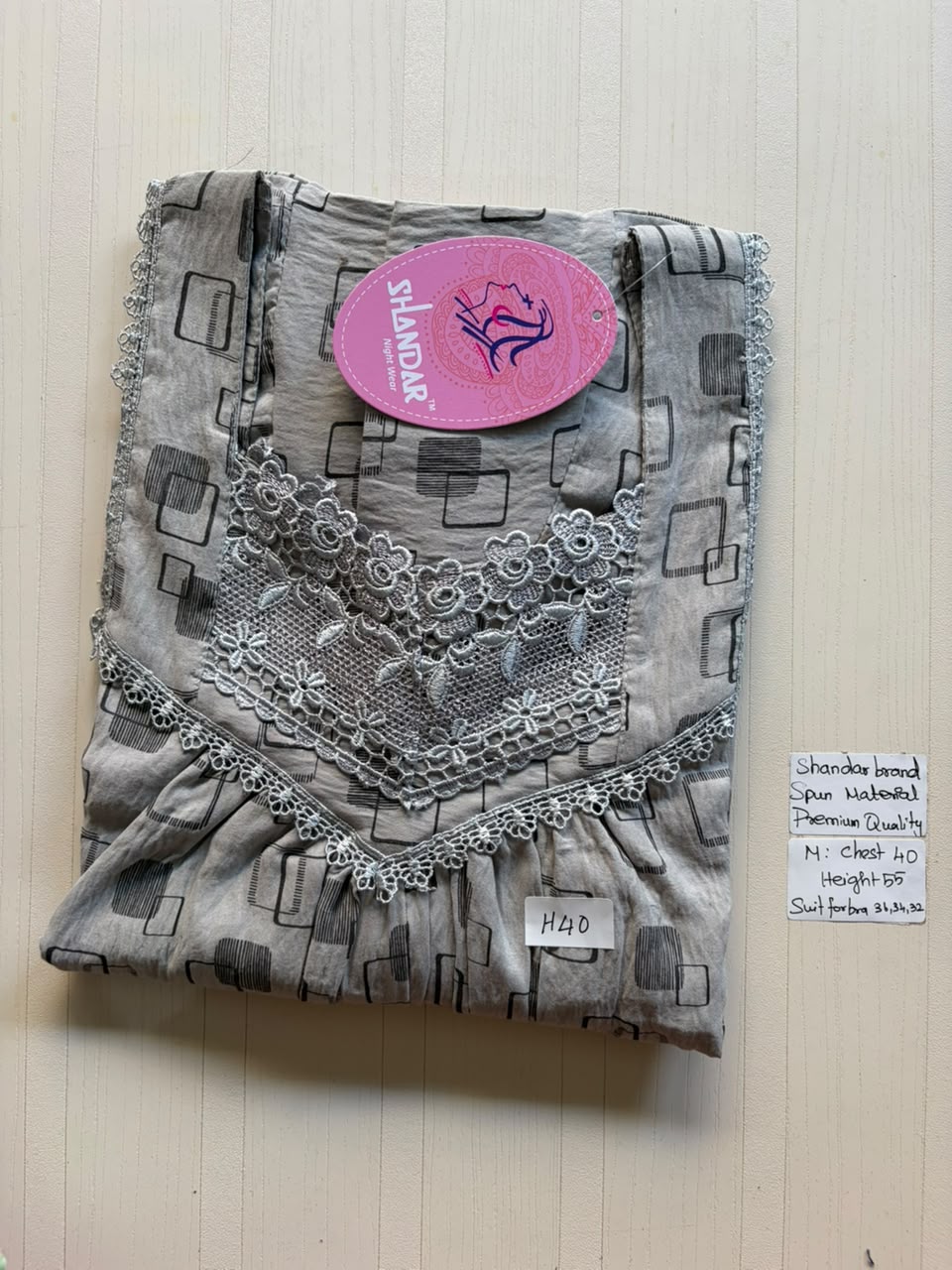 ASS 346 Shandar Spun nighty