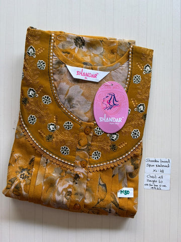 CSS 457 Height Shandar Spun nighty