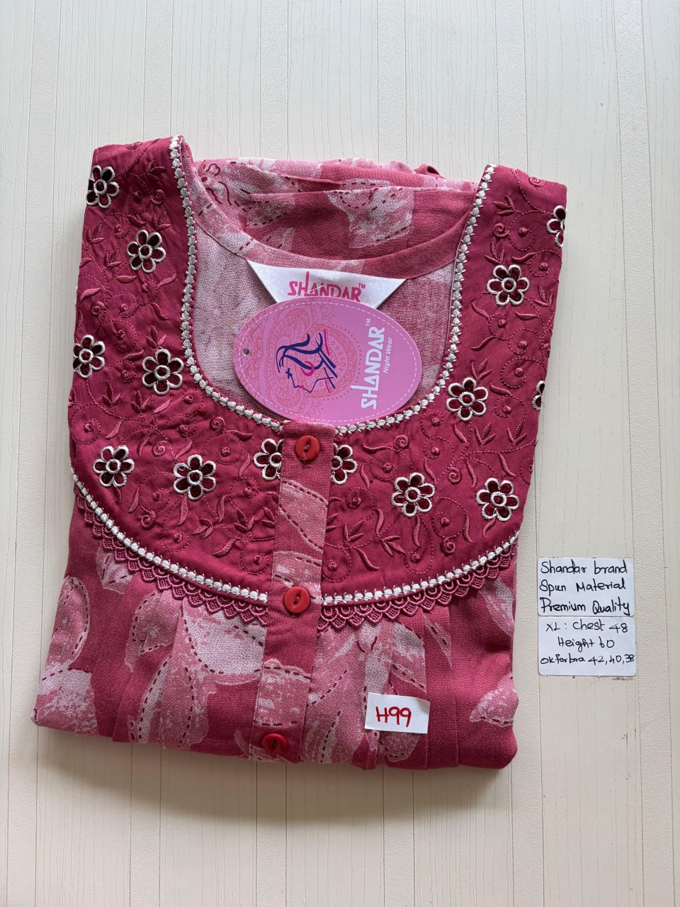 CSS 451 Height Shandar Spun nighty