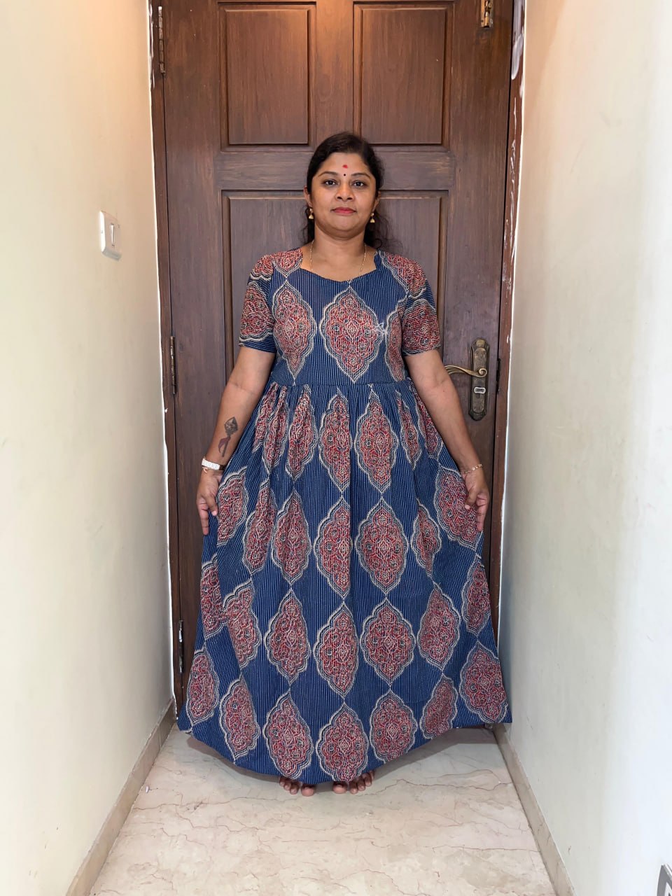MFS 246 Peacock Height maxi frock YY1 YY2