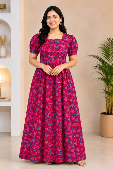 MFS 398 Height Peacock Maxi Frock YY1 YY2