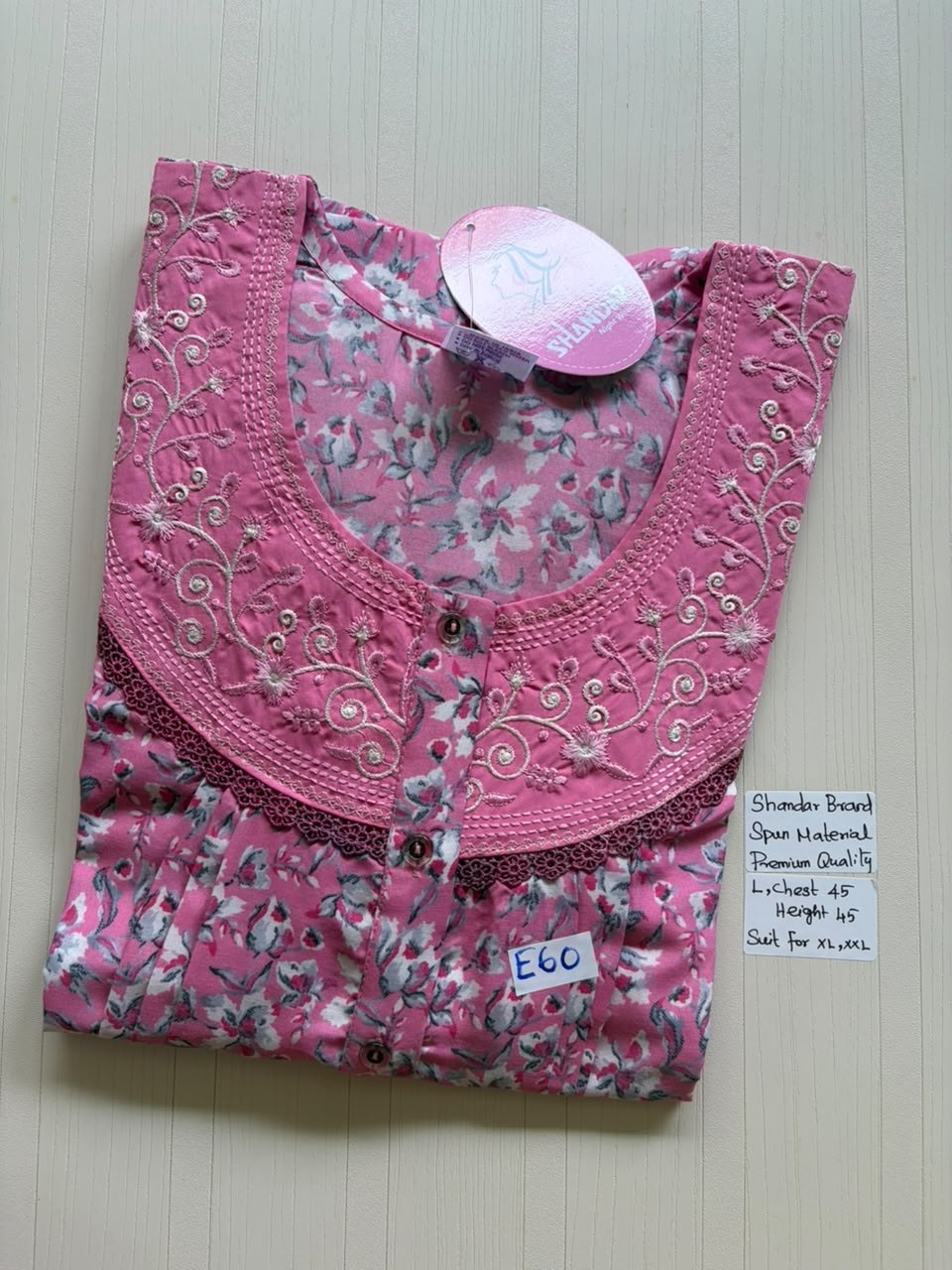 BS500 Shandar Spun nighty