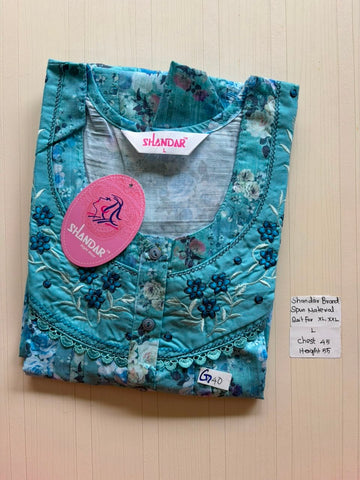BSS 540 Shandar Spun nighty