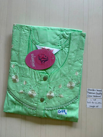 BS313 Shandar Spun nighty