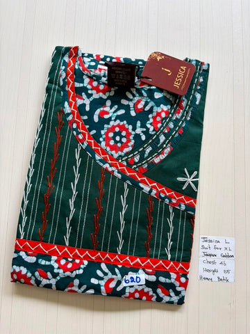 BJS 932 Jessica VV Batik Nighty