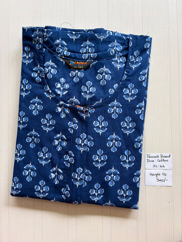 AASZ 274 Height Peacock Zip Nighty BP CPS