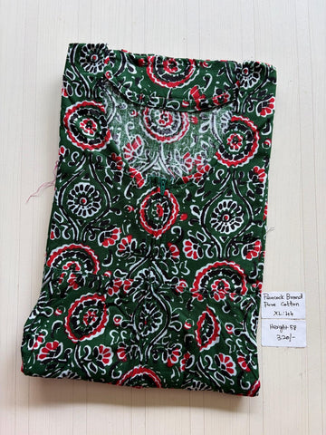 AASHP 285 Height Peacock Zip Pleats Nighty BP HP CPS