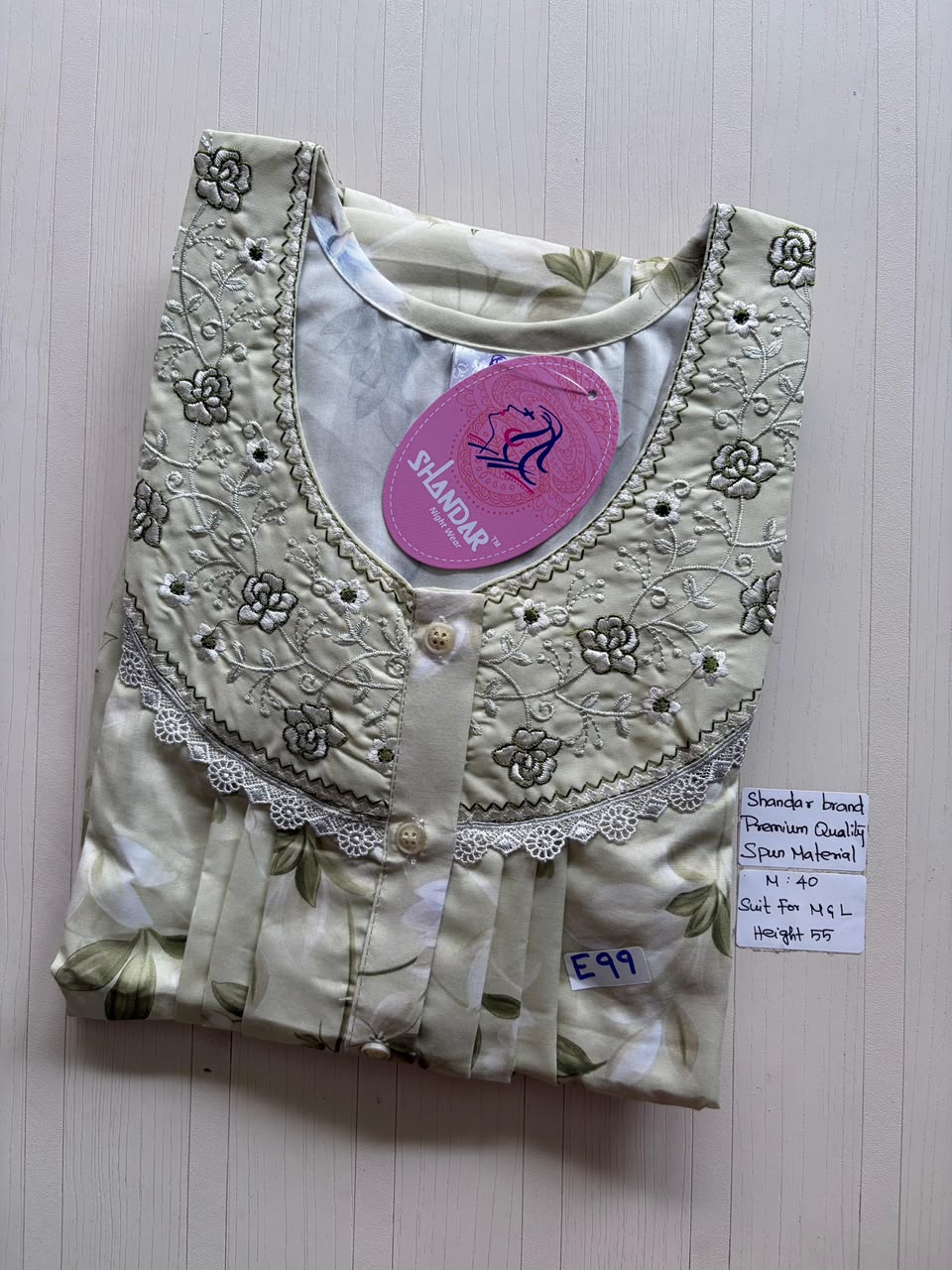 ASS 251 Shandar Spun nighty