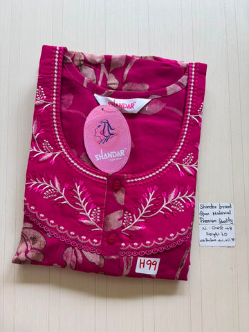 CSS 363 Height Shandar Spun nighty