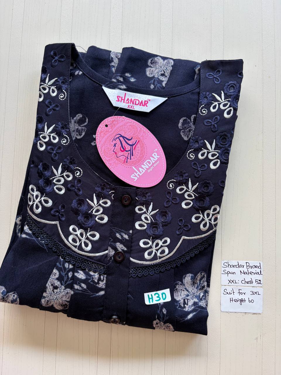 Dss 379 Shandar Spun nighty