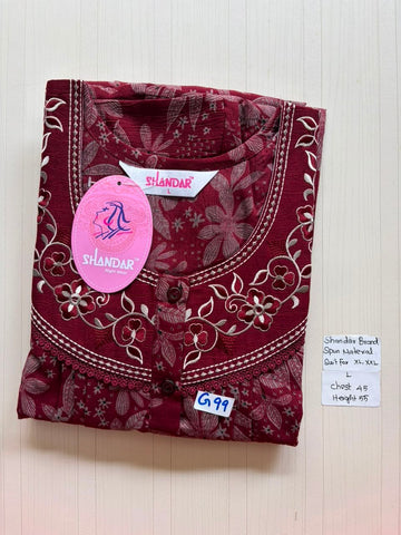 BSS 553 Shandar Spun nighty