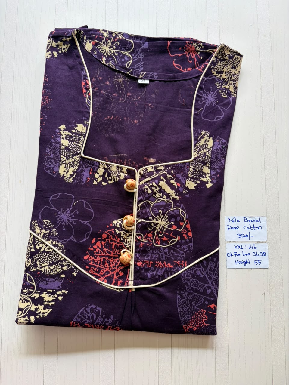 NP 035 Nila Brand No zip Nighty