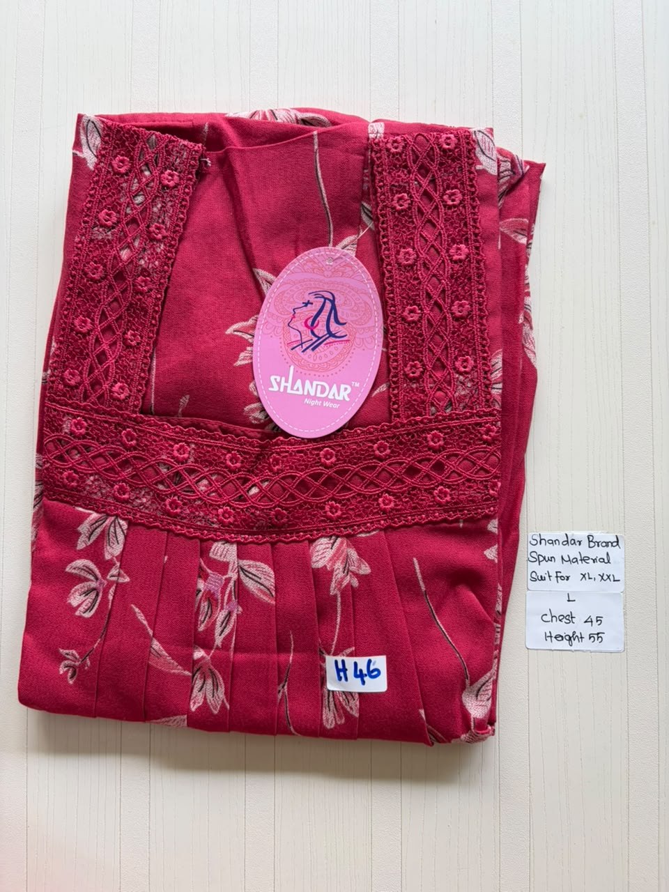 BSS 581 Shandar Spun nighty