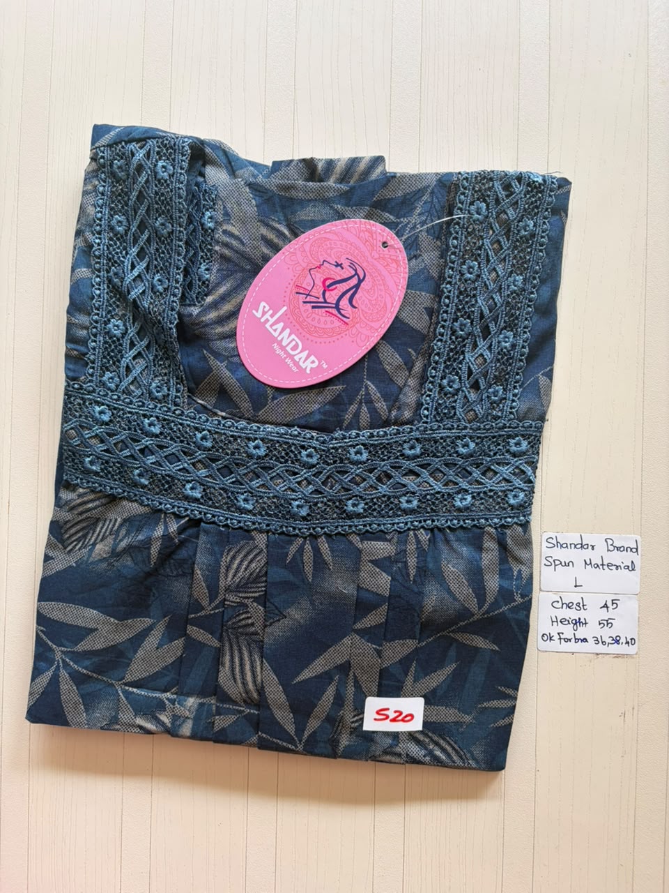 BSS 283 Shandar Spun nighty
