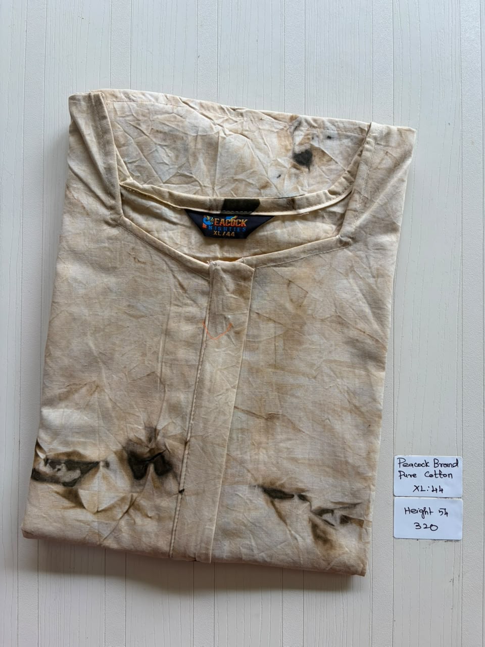 AASZ 307 Peacock Zip Nighty BP CPS