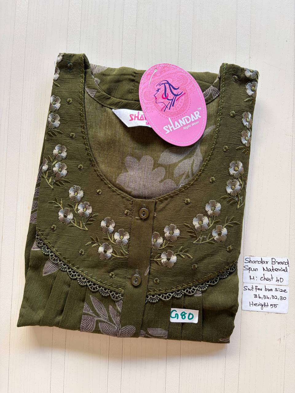 ASS 851 Shandar Spun nighty