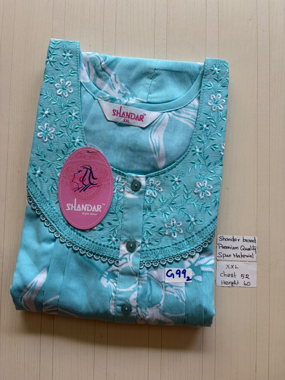 DSS098 Height Shandar Spun Nighty
