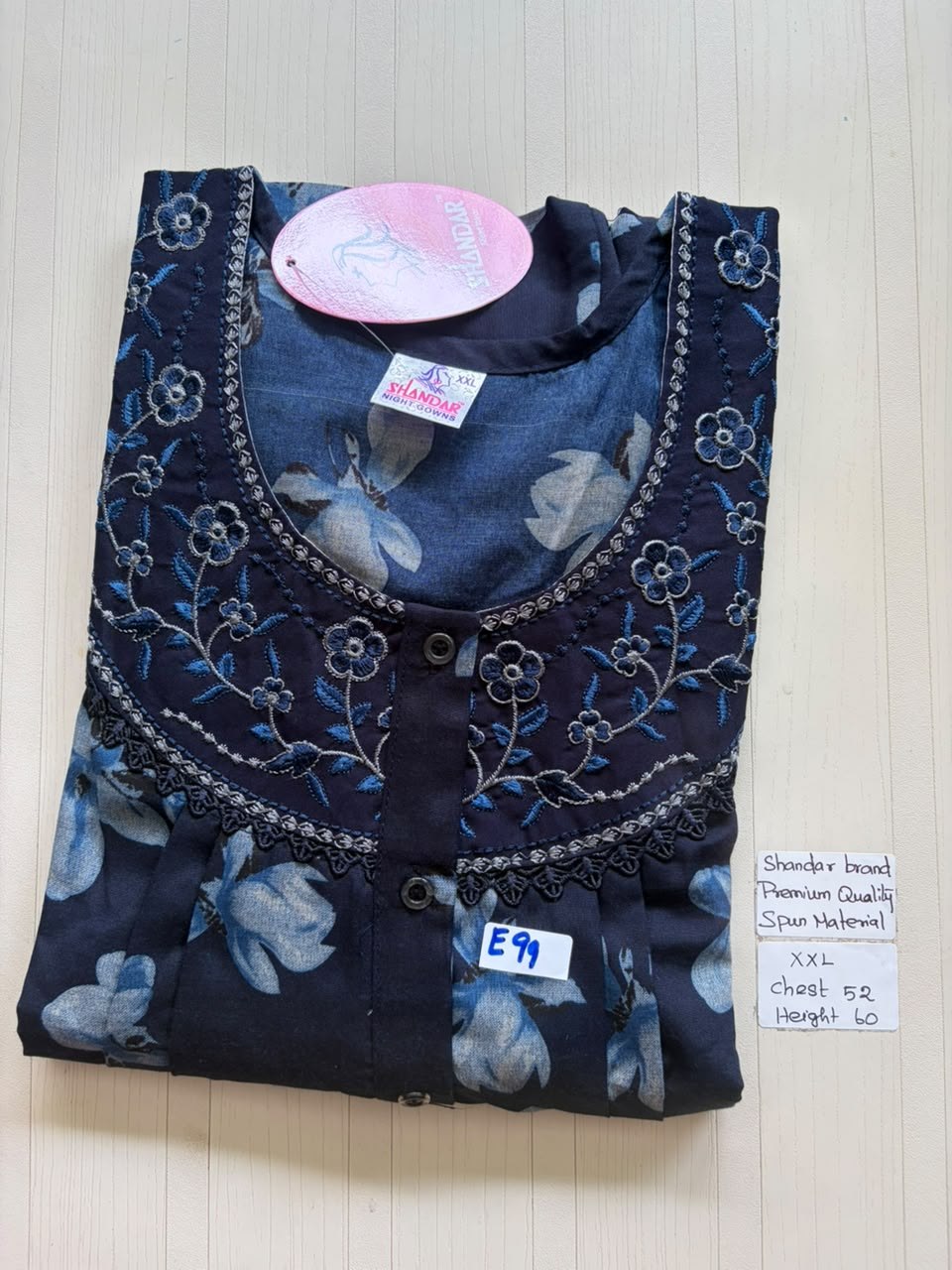 DSS130 Height Shandar Spun Nighty