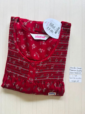 BS411 Shandar Spun nighty