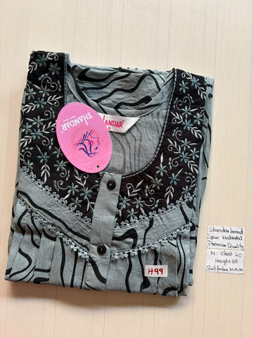 ASS 388 Shandar Spun nighty