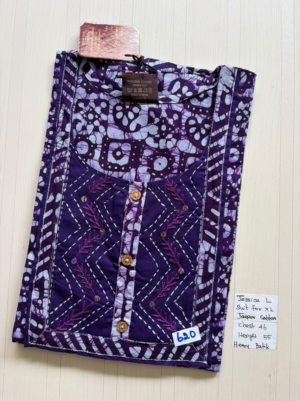 BJS 942 Jessica VV Batik Nighty