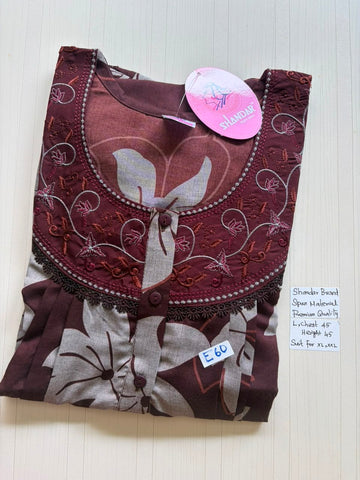 BS523 Shandar Spun nighty