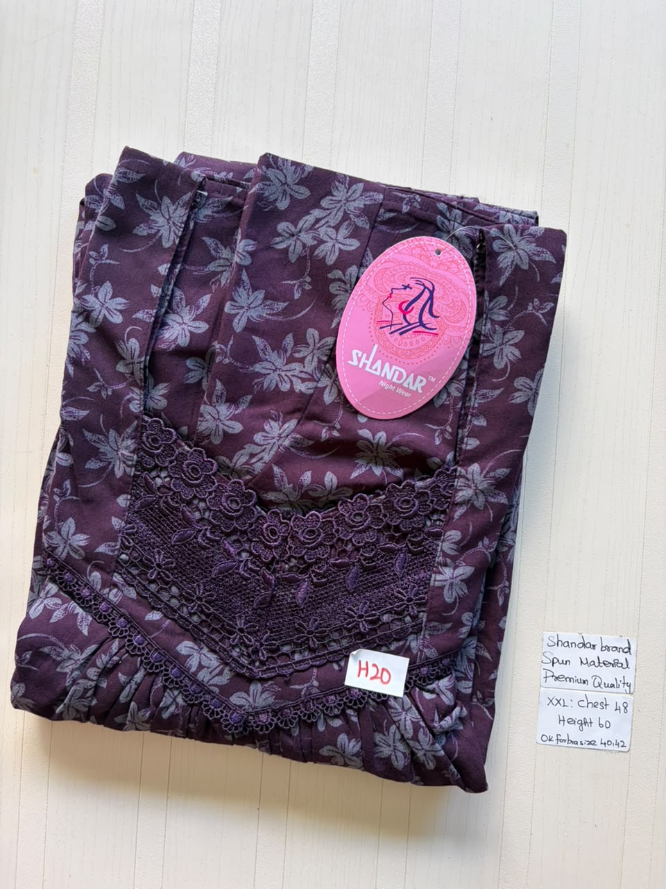 DSS 119 Height Shandar Spun nighty XX1