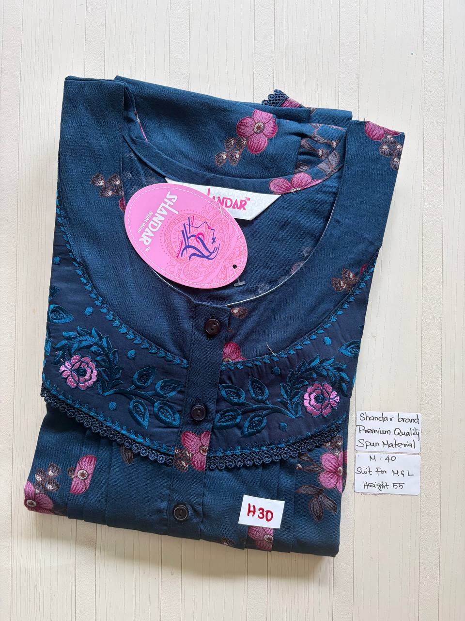 ASS095 Shandar Spun nighty