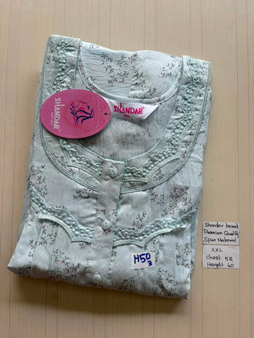 DSS161 Height Shandar Spun Nighty