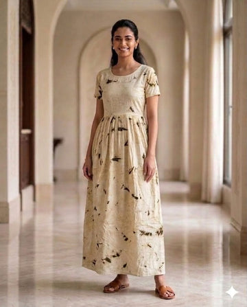 MFS 236 Peacock maxi frock YY1