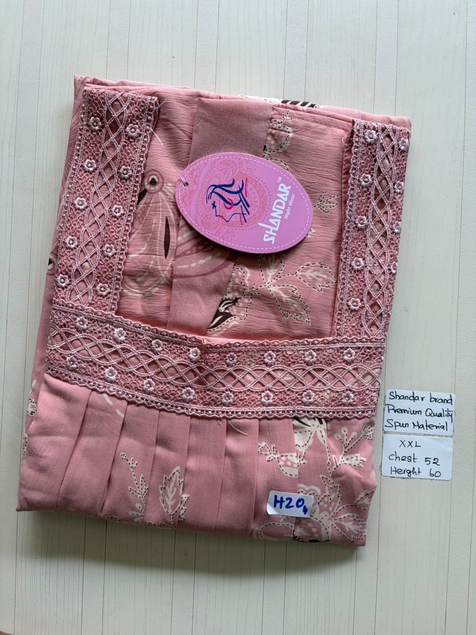 DSS186 Height Shandar Spun Nighty