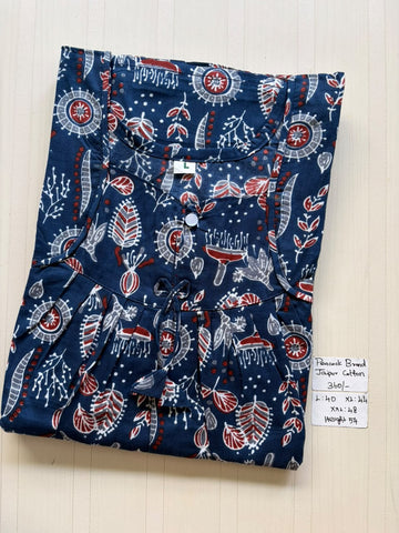 AASBP 436 Peacock Pleats No Zip Nighty BP BPS CPS DPS