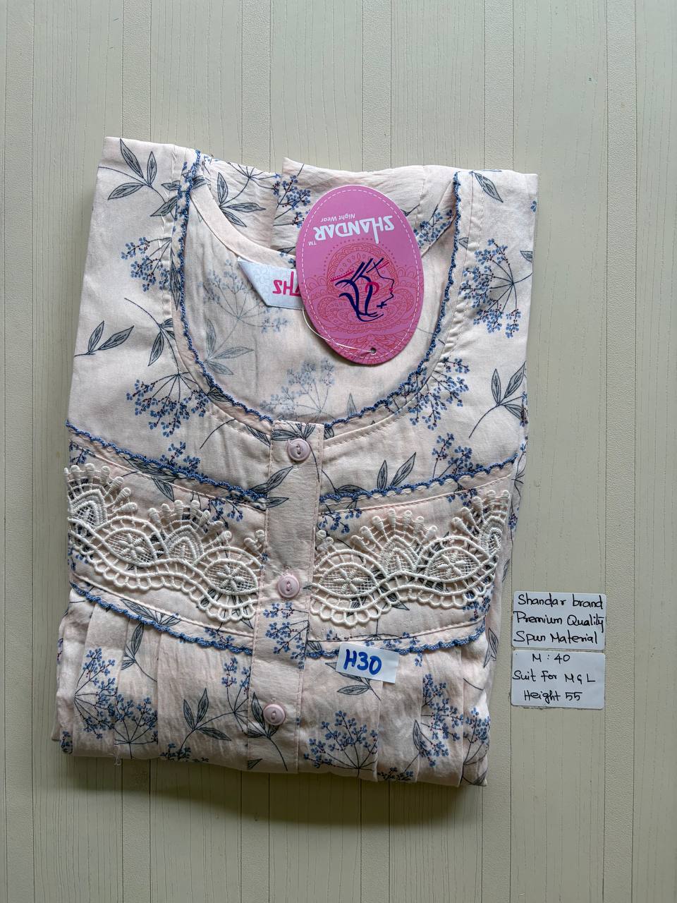 ASS102 Shandar Spun nighty