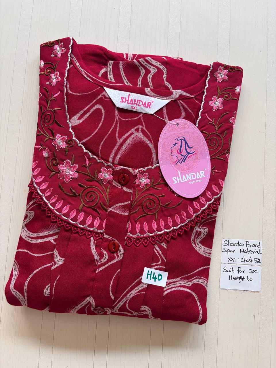 Dss 357 Shandar Spun nighty