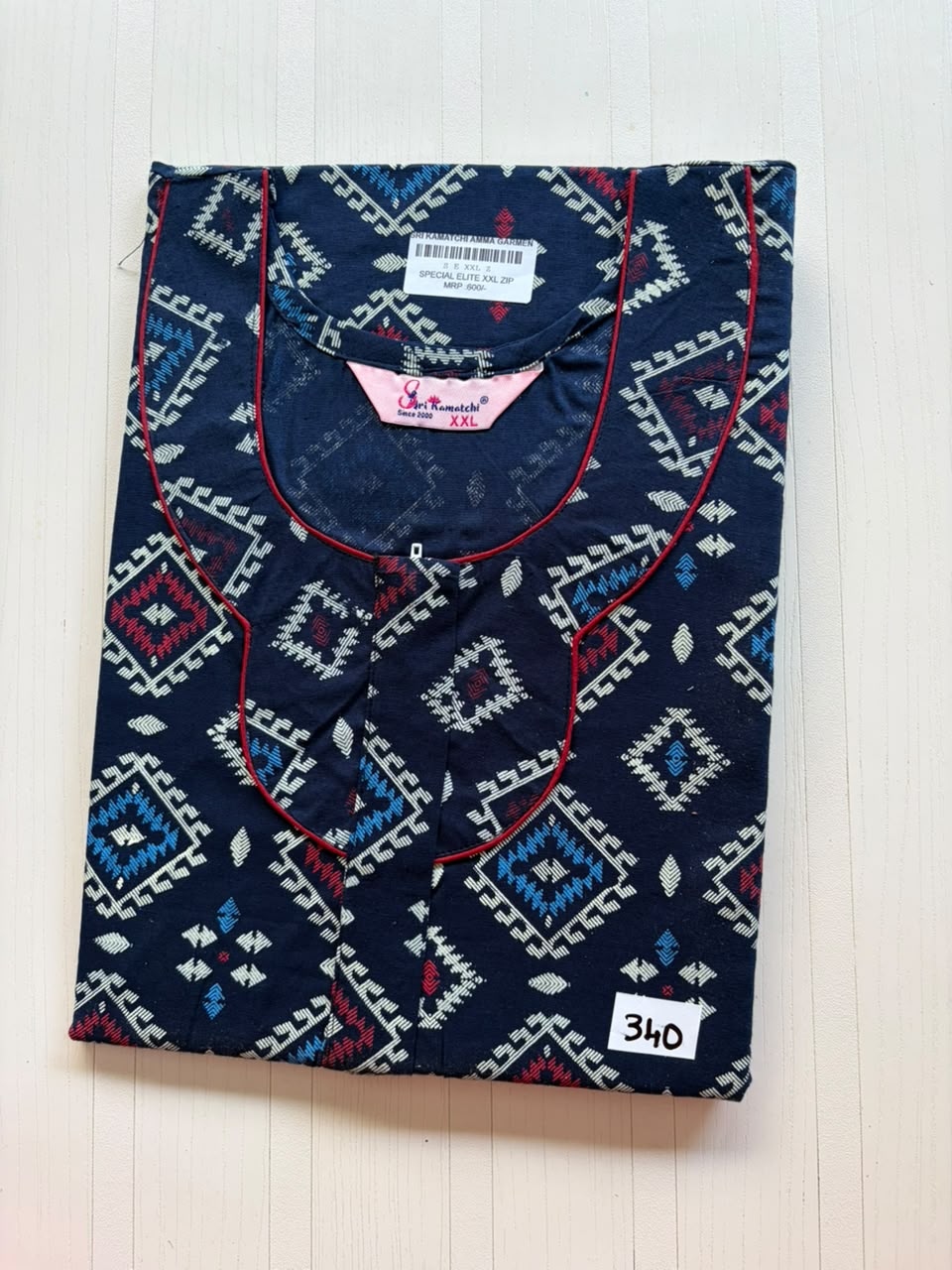 AASKZ 019 Peacock Zip Nighty BP DPS