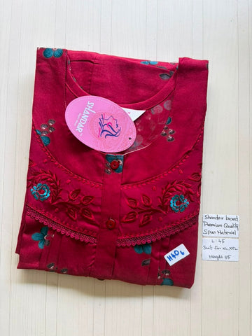 BS369 Shandar Spun nighty