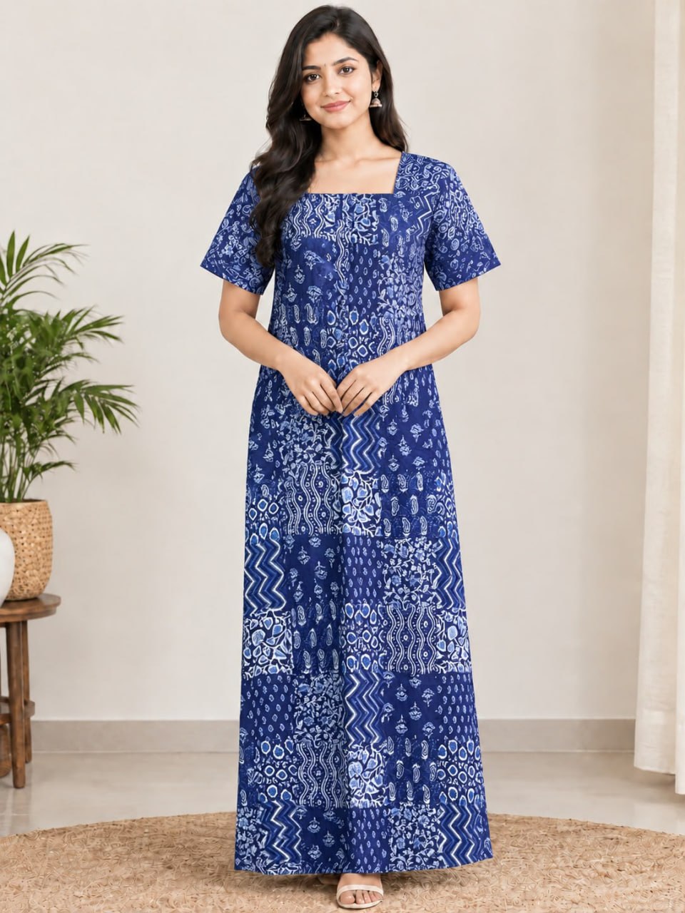 AASZ 333 Height Peacock Zip Nighty BP CPS