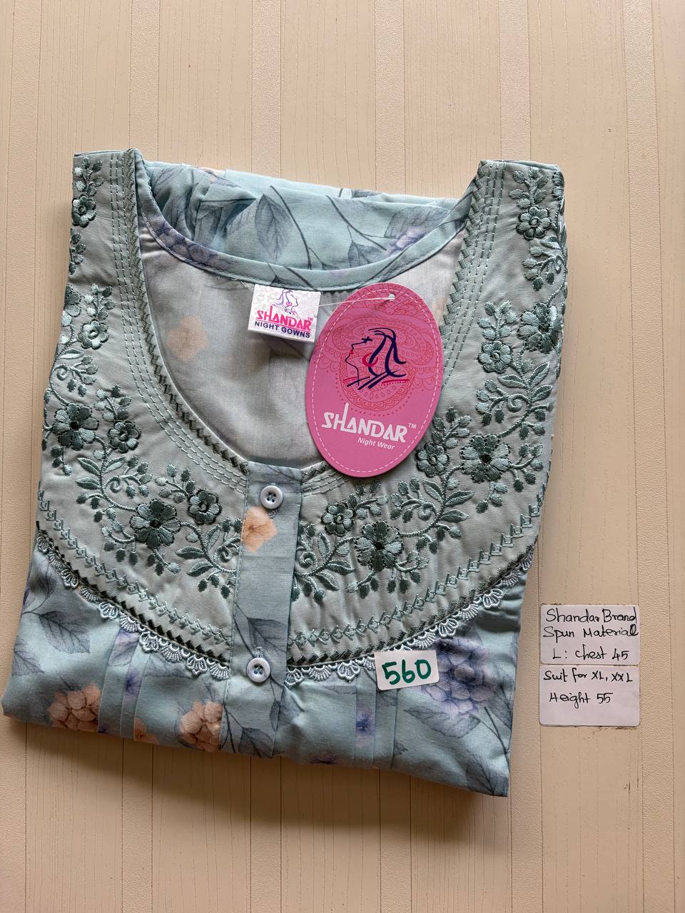 bss 394 Shandar light Spun nighty