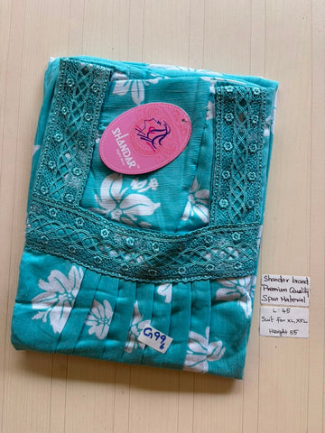 BS274 Shandar Spun nighty