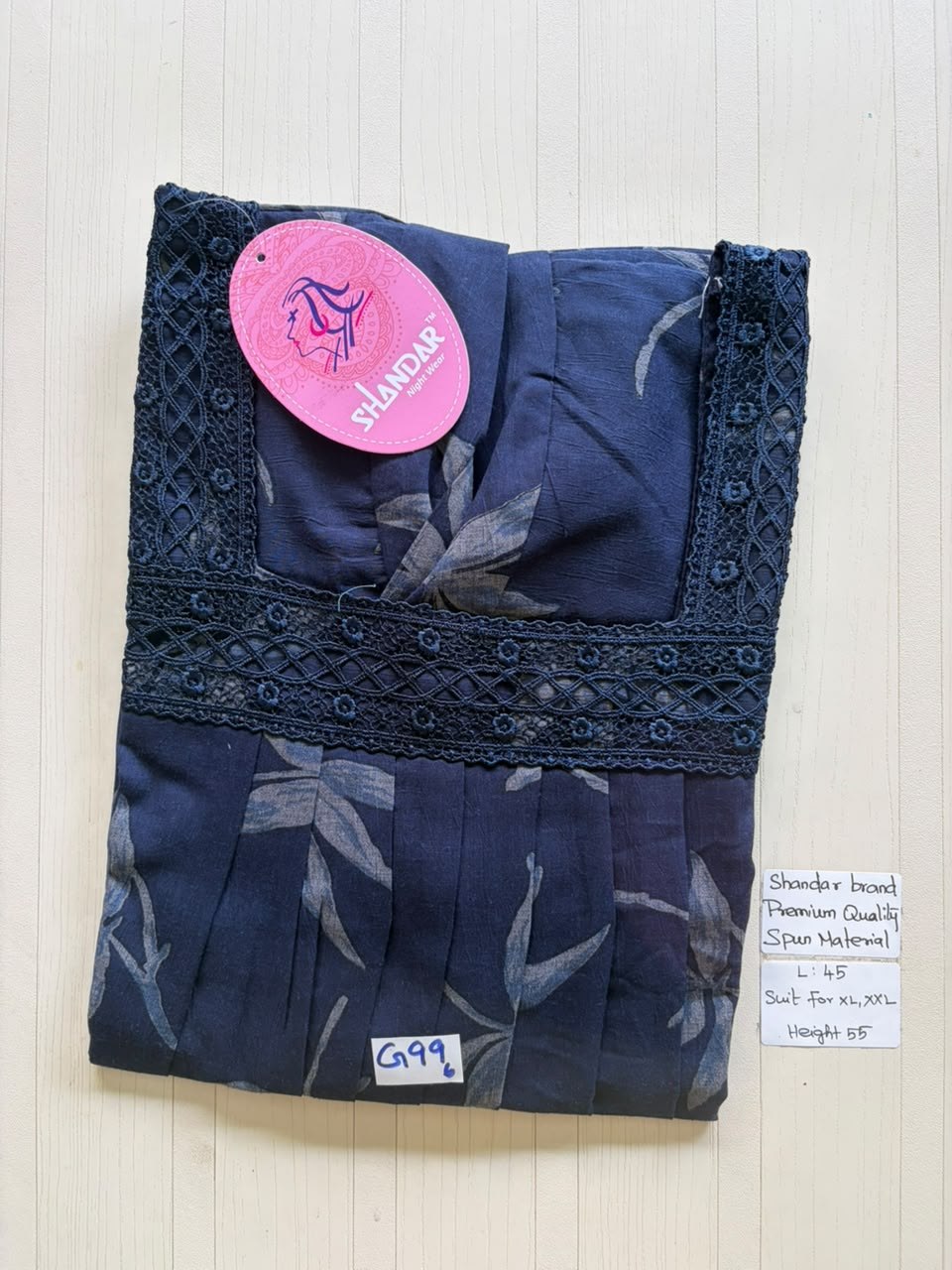 BS319 Shandar Spun nighty