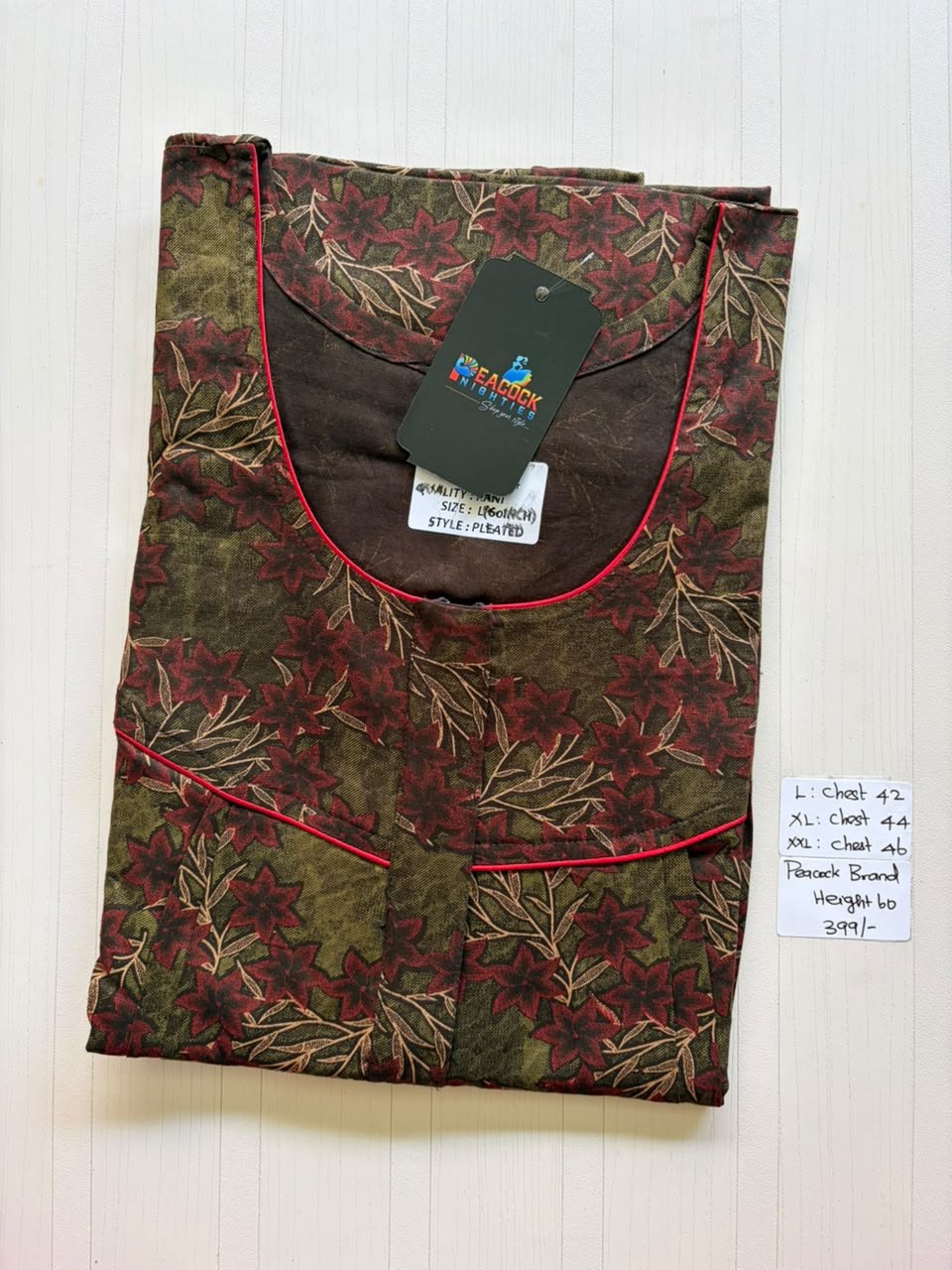 AAS5127 Peacock pleats Zip premium quality BP HP DD LPS CPS DPS