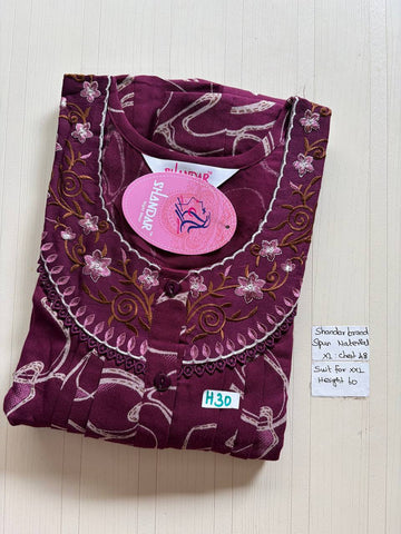 css 650 Shandar Spun nighty