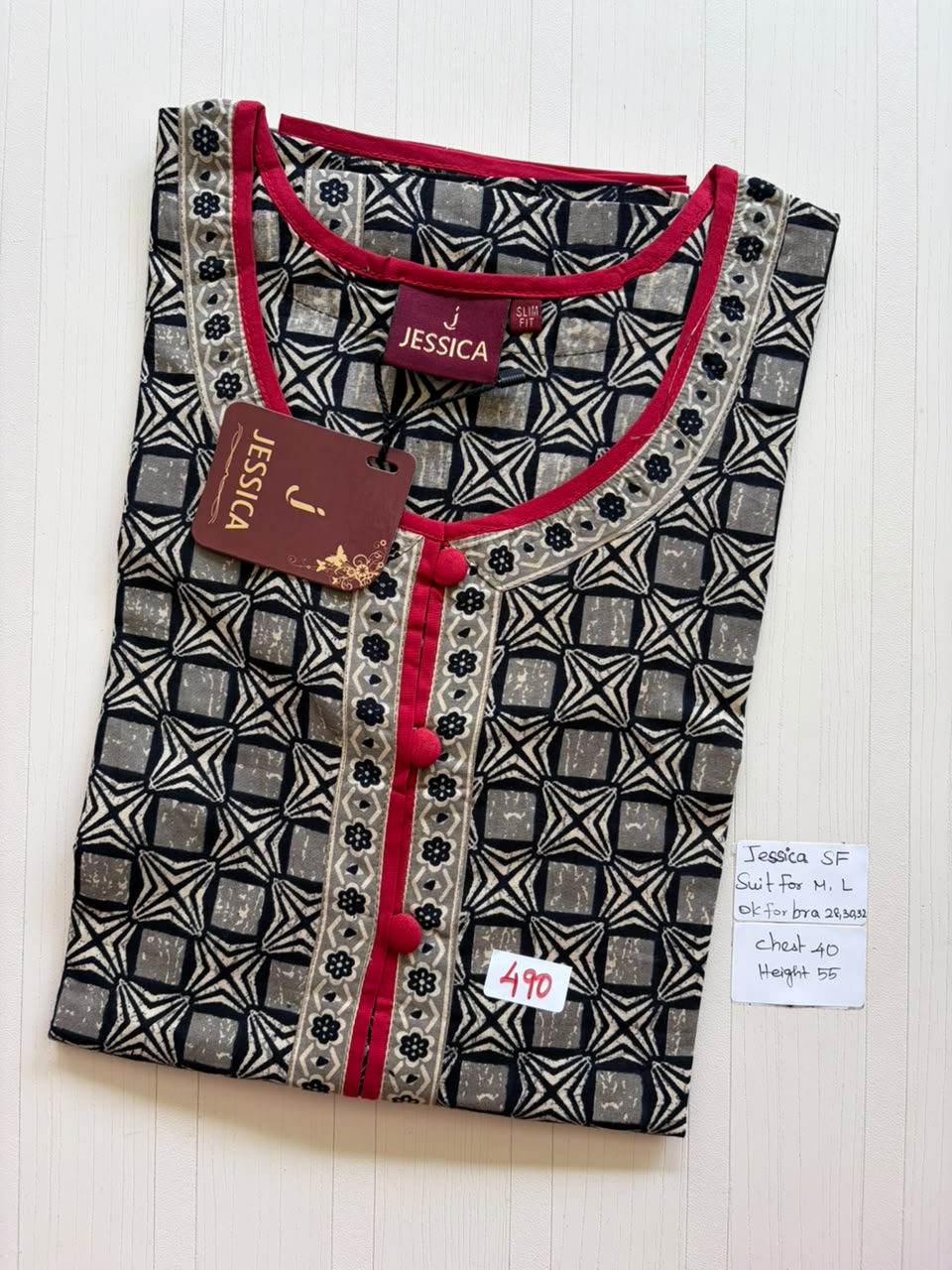 AJS 192 Jessica Slimfit VV AL JC Nighty 550