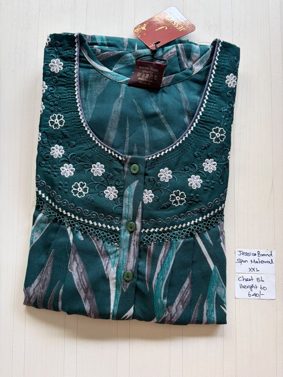 DJS 540 Height Jessica Pleats Spun Nighty 550