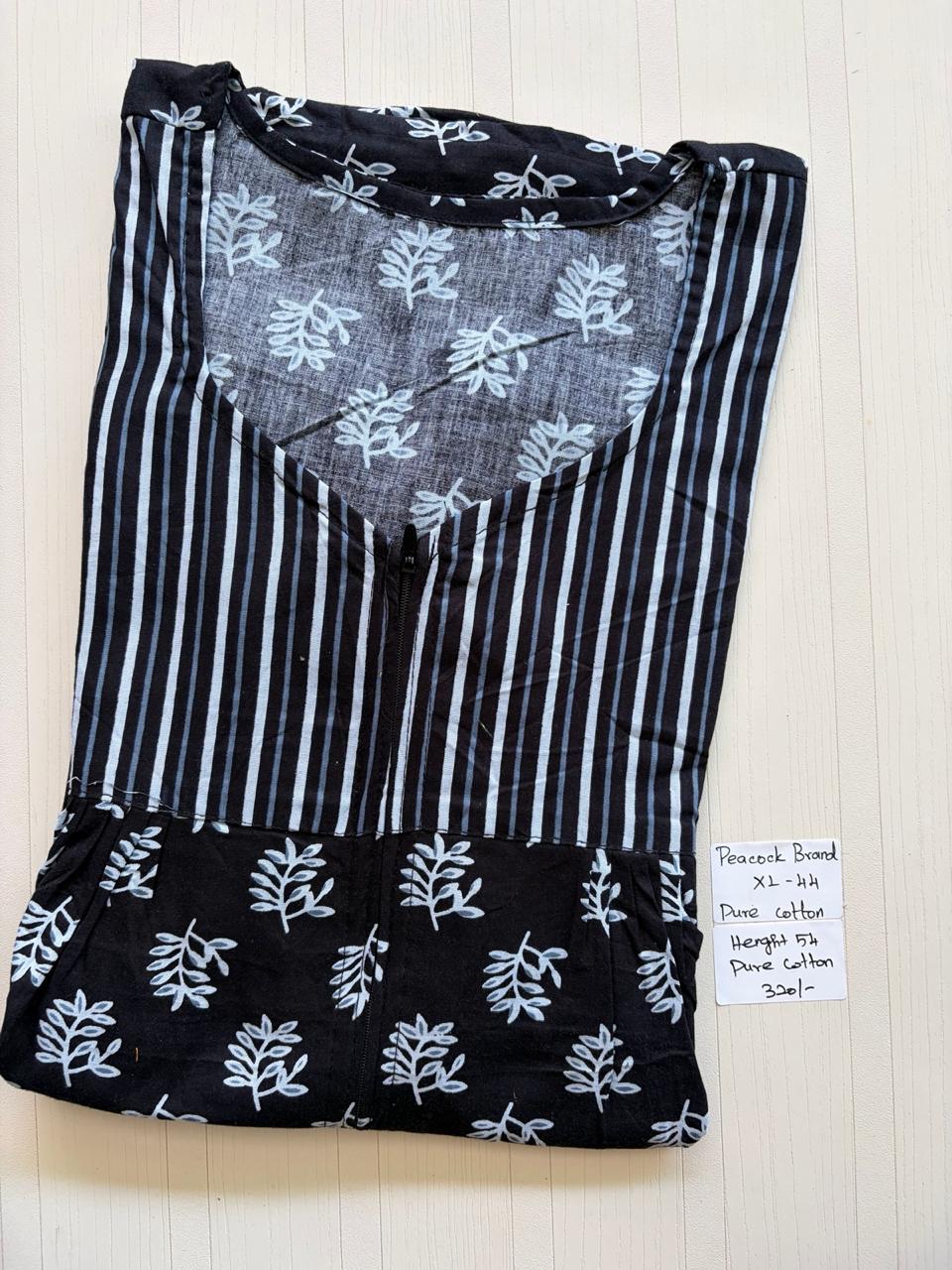 AAS0624 Height Peacock Pleats Zip