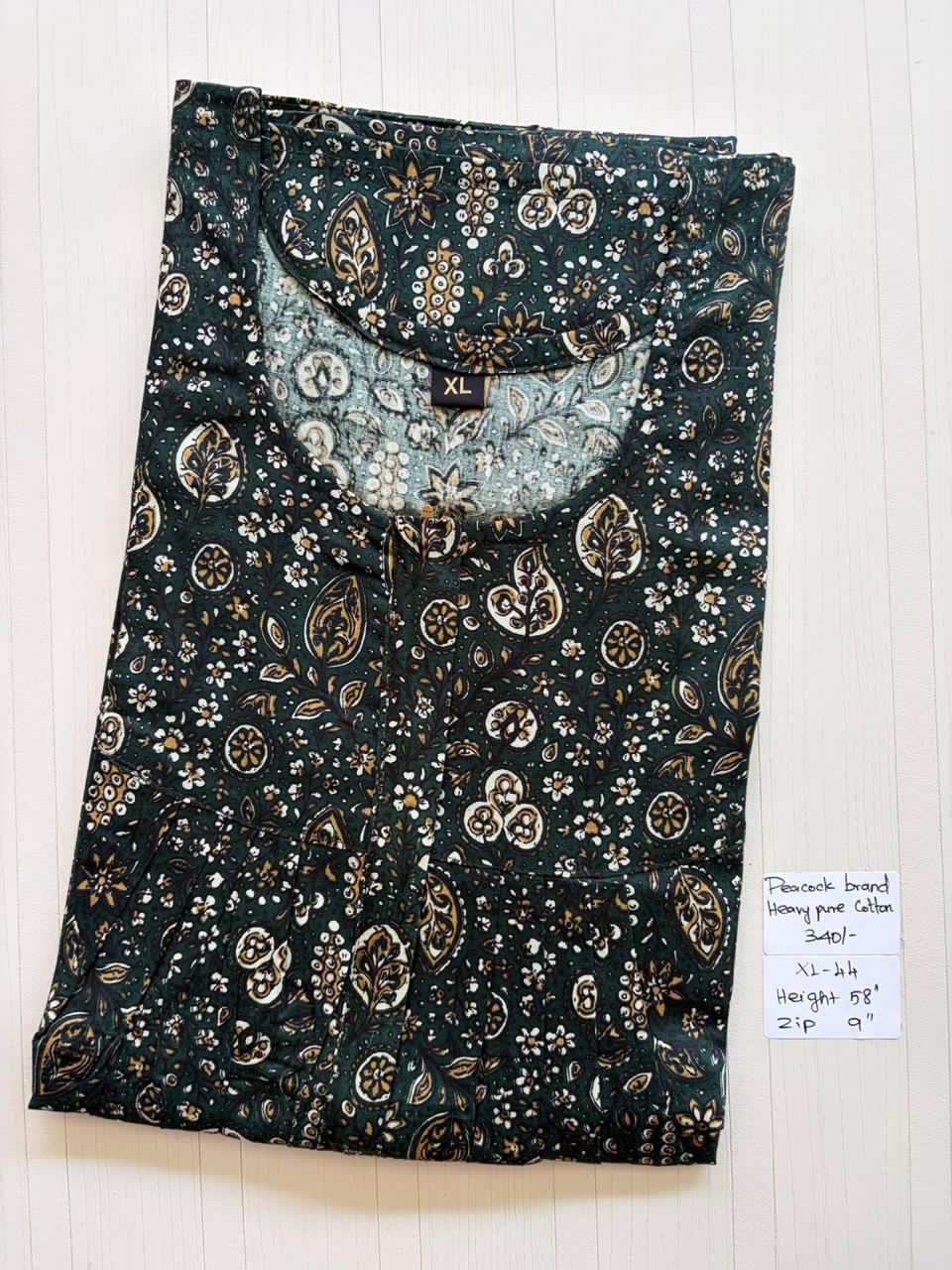 AAS0601 Height Peacock Pleats Zip