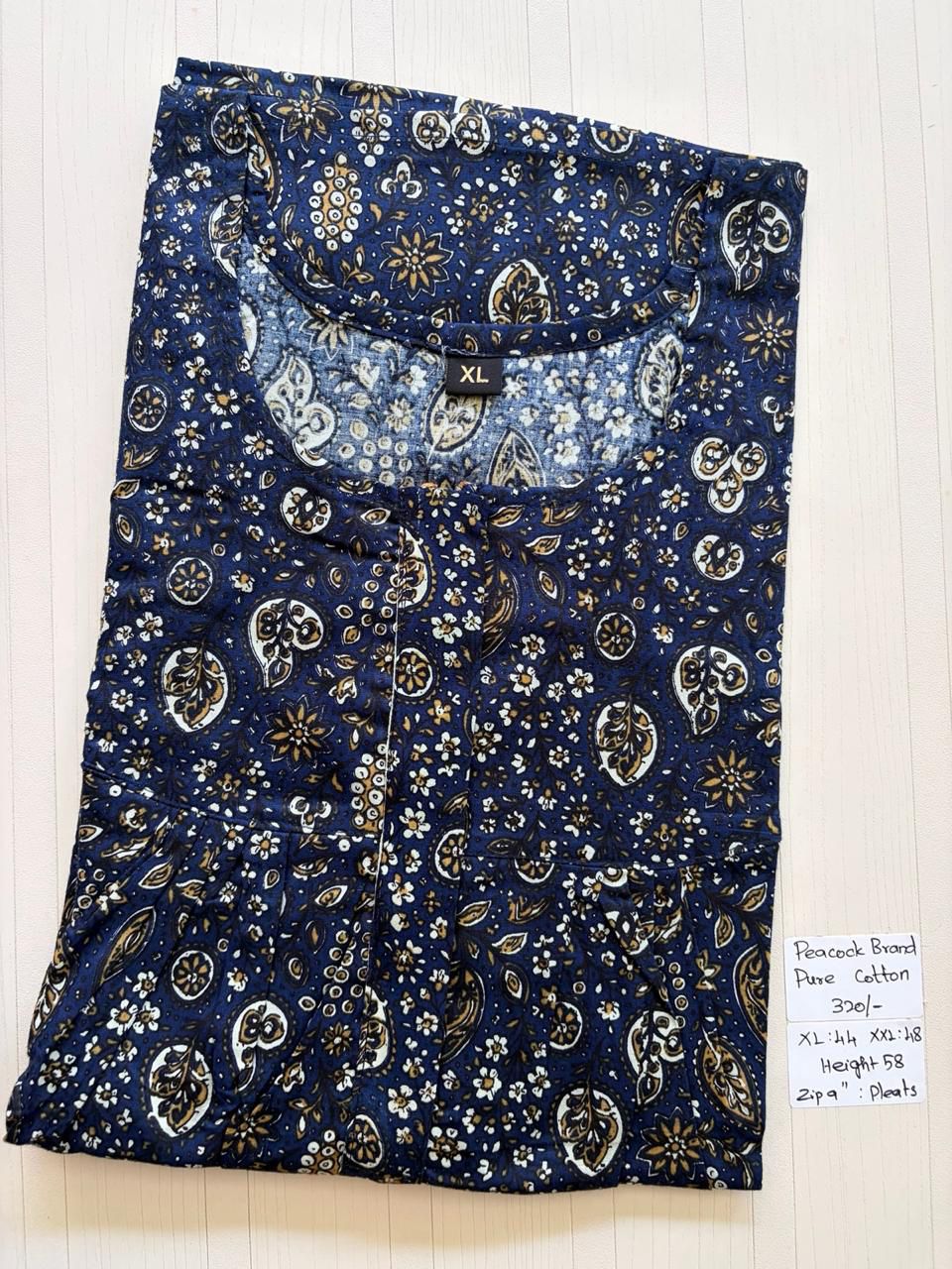 AAS0603 Height Peacock Pleats Zip